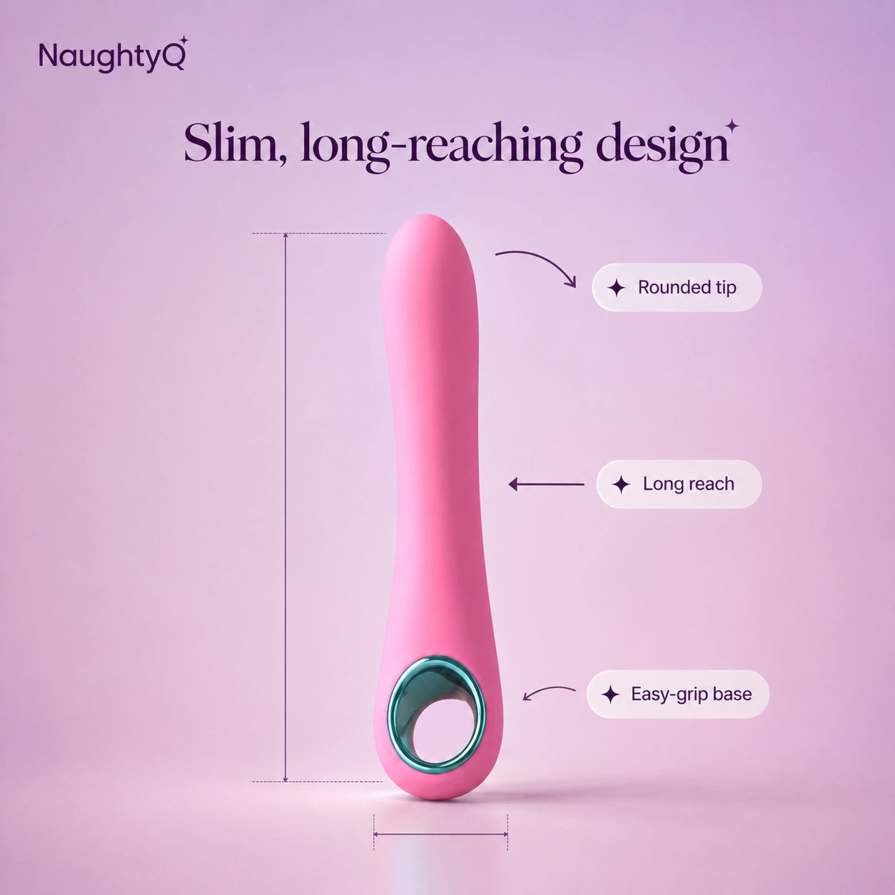 Jaadugar Slim Rechargeable Personal Wand Massager
